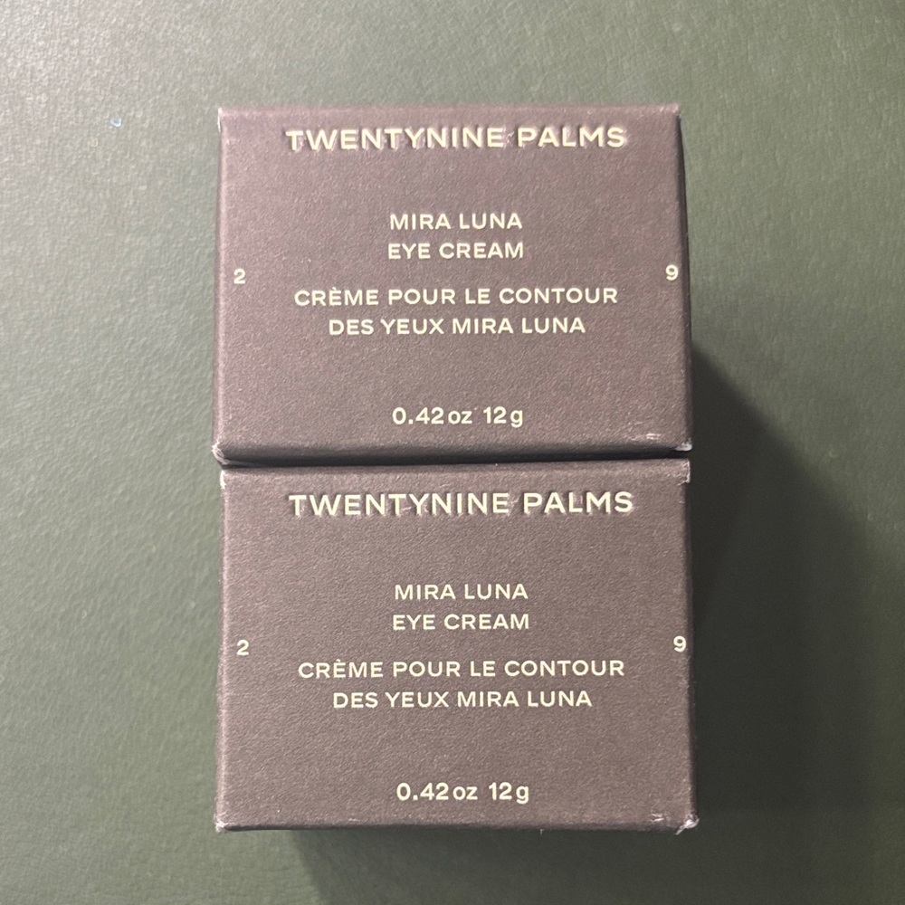 Twentynine Palms Mira Luna Eye Cream lot of two